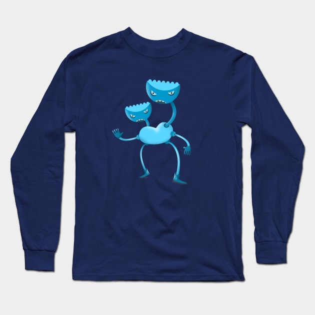 Blue monster Long Sleeve T-Shirt by now83